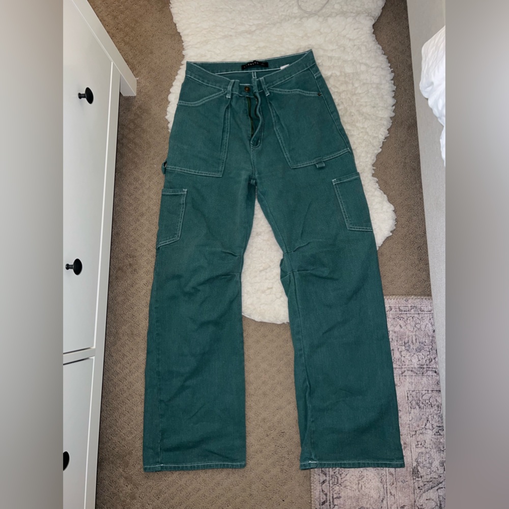 Princess Polly Lioness green cargos